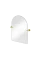 Arkas spogulis 450 x 650 x 5 mm ar 1909 stiprinājumu
