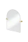 Arkas spogulis 550 x 750 x 5 mm ar 1909 stiprinājumu