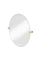 Ovāls spogulis 600 x 800 x 5mm ar 1909 stiprinājumu