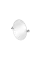 Ovāls spogulis 400 x 500 x 5mm ar 1850 stiprinājumu