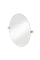 Ovāls spogulis 600 x 800 x 5mm ar 1850 stiprinājumu